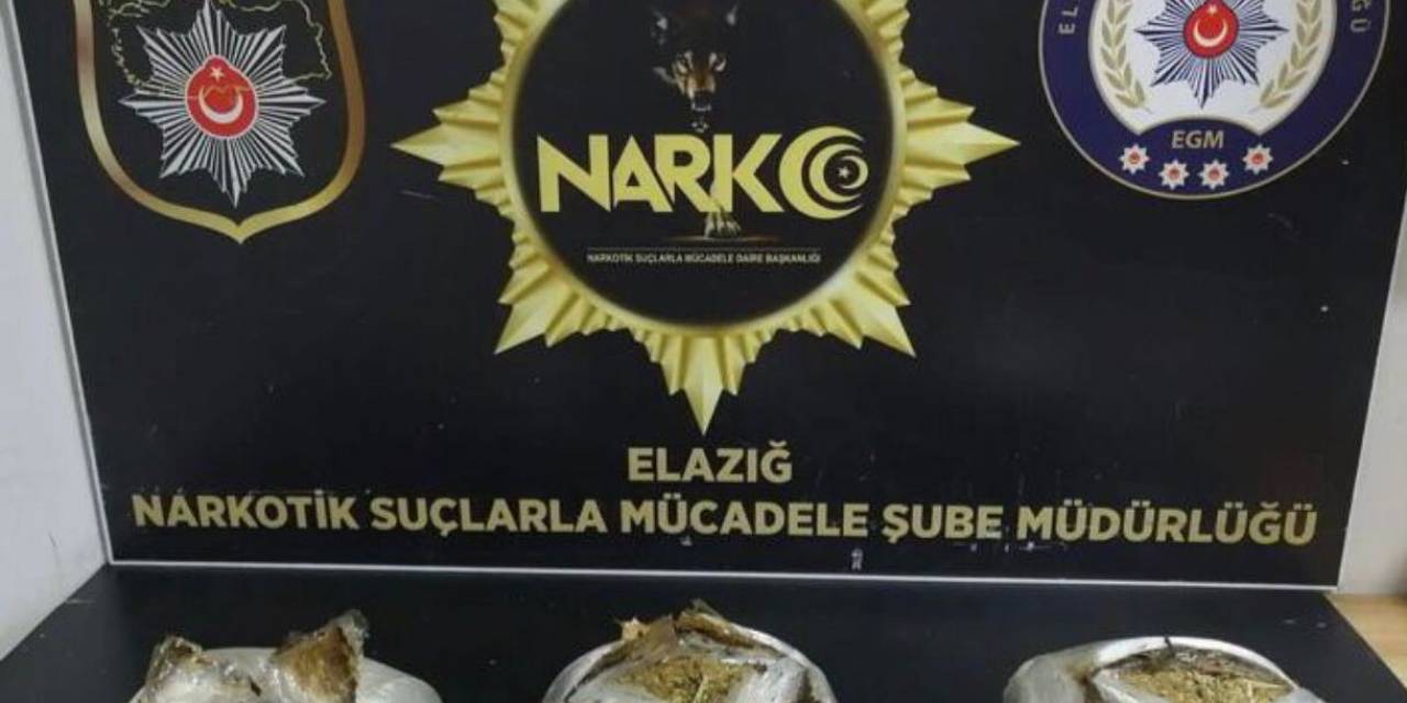 Elazığ’da Uyuşturucu Operasyonu: 1 Şüpheli Tutuklandı
