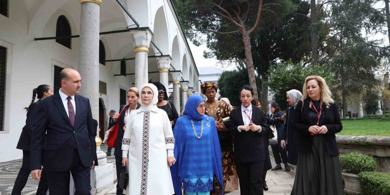 Emine Erdoğan, Devlet Başkanları Eşleriyle Topkapı Sarayı’nı Gezdi