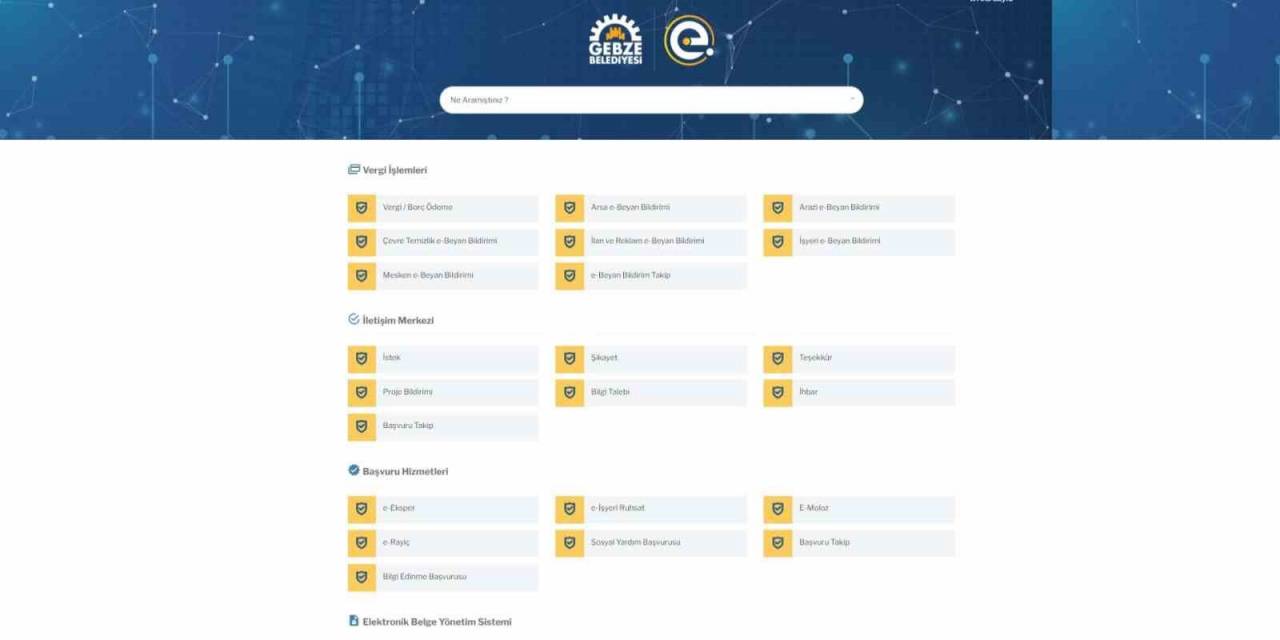 Hizmetler Tek ’tık’ İle Vatandaşın Elinin Altında