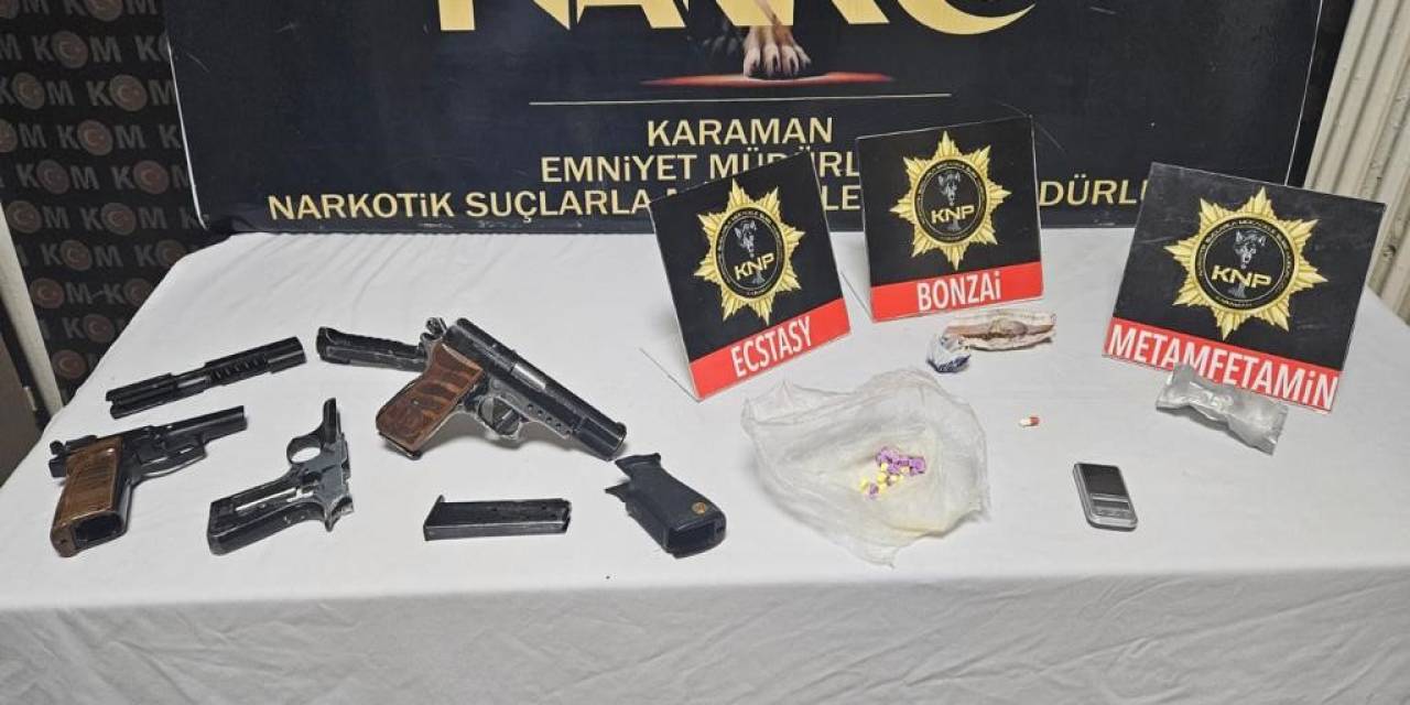Karaman’da Uyuşturucudan 3 Kişi Tutuklandı