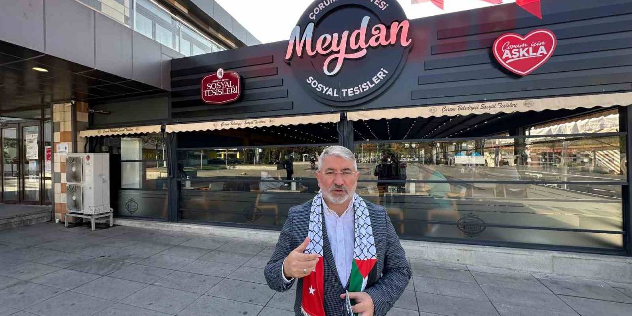 Çorum Belediyesi, İsrail Ürünlerine Yönelik Boykot Başlattı