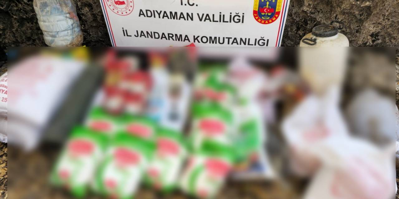 Teröristlere Ait Yaşam Malzemesi Ele Geçirildi