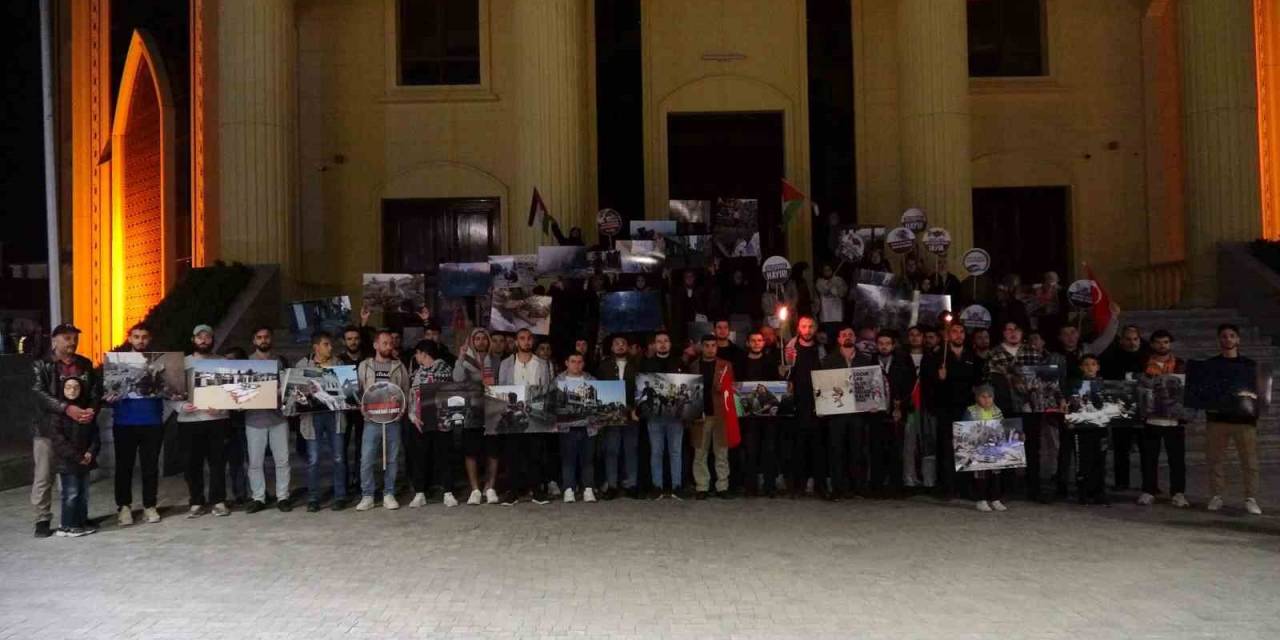 Kütahya’da Filistin İçin Canlı Fotoğraf Sergisi Ve Yürüyüş Gerçekleştirildi