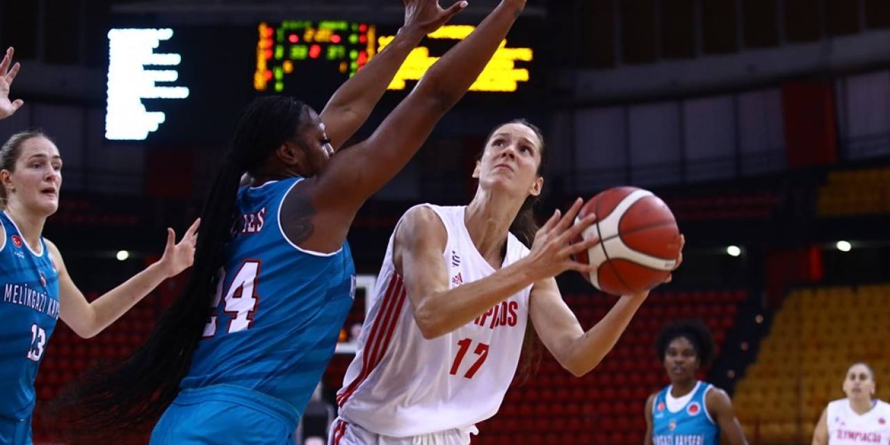 Euro Cup Women F Grubu: Olympiakos: 73 - Melikgazi Kayseri Basketbol: 95
