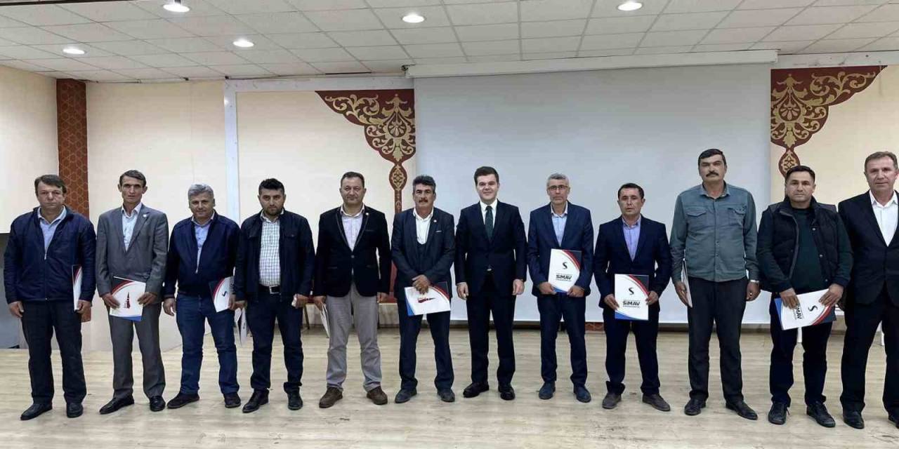 Depremin Yaralarını Sarmaya Destek Veren Muhtarlara Teşekkür Belgesi