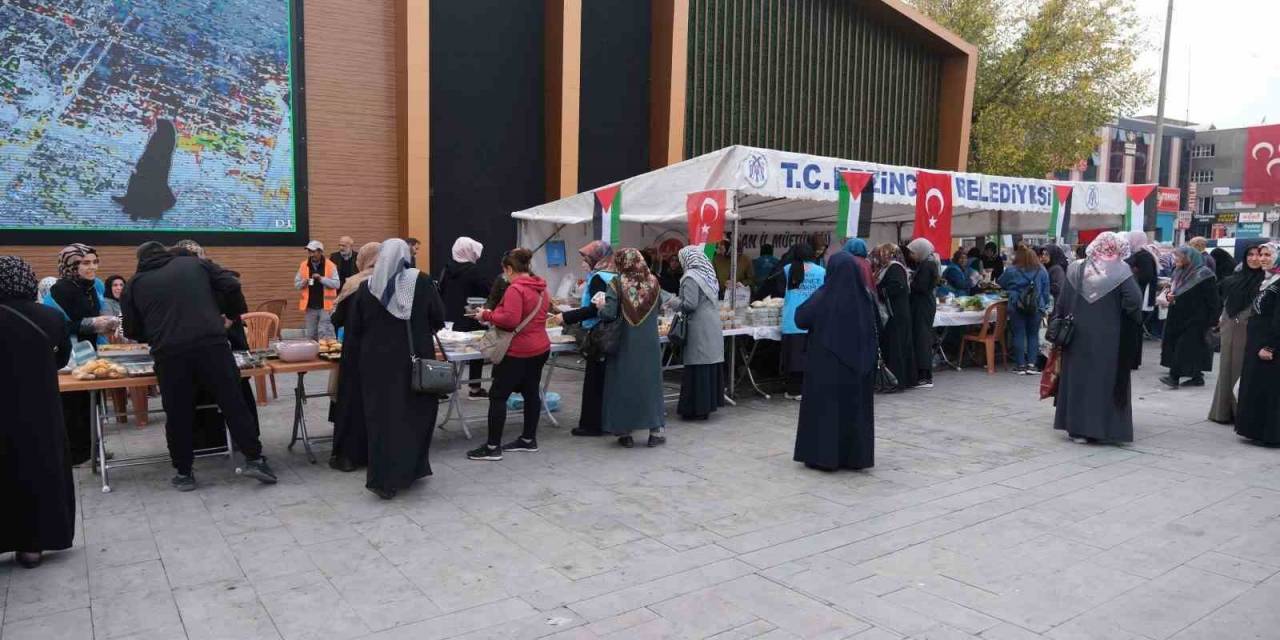 Erzincan’da Kurulan Hayır Çarşısı Geliri Filistin’e Bağışlanacak