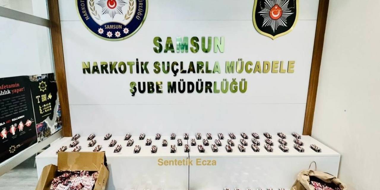 Samsun’da 2 Kilo Metamfetamin Ve 13 Bin Hap Ele Geçirildi: 3 Gözaltı