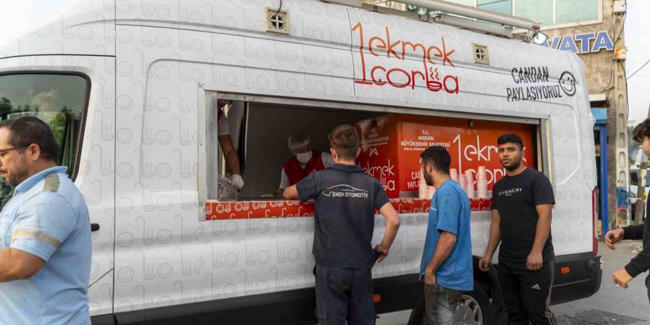 Mersin’de ’1 Ekmek 1 Çorba’ Uygulaması 61 Noktada Başladı