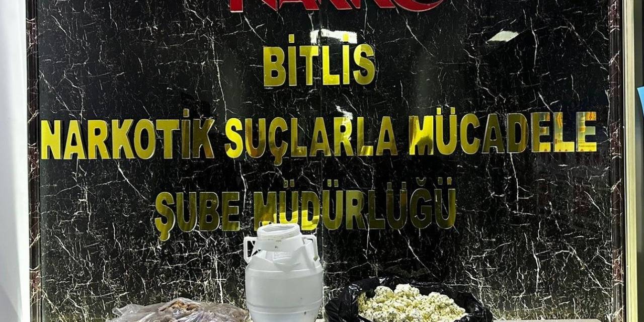 Bitlis’te 3 Kilo 50 Gram Metamfetamin Ele Geçirildi