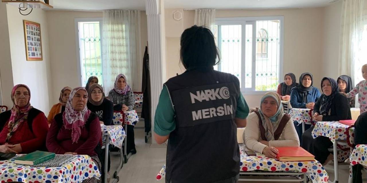 Mersin’de Bağımlılıkla Mücadelede Eğitim Çalışmaları Sürüyor
