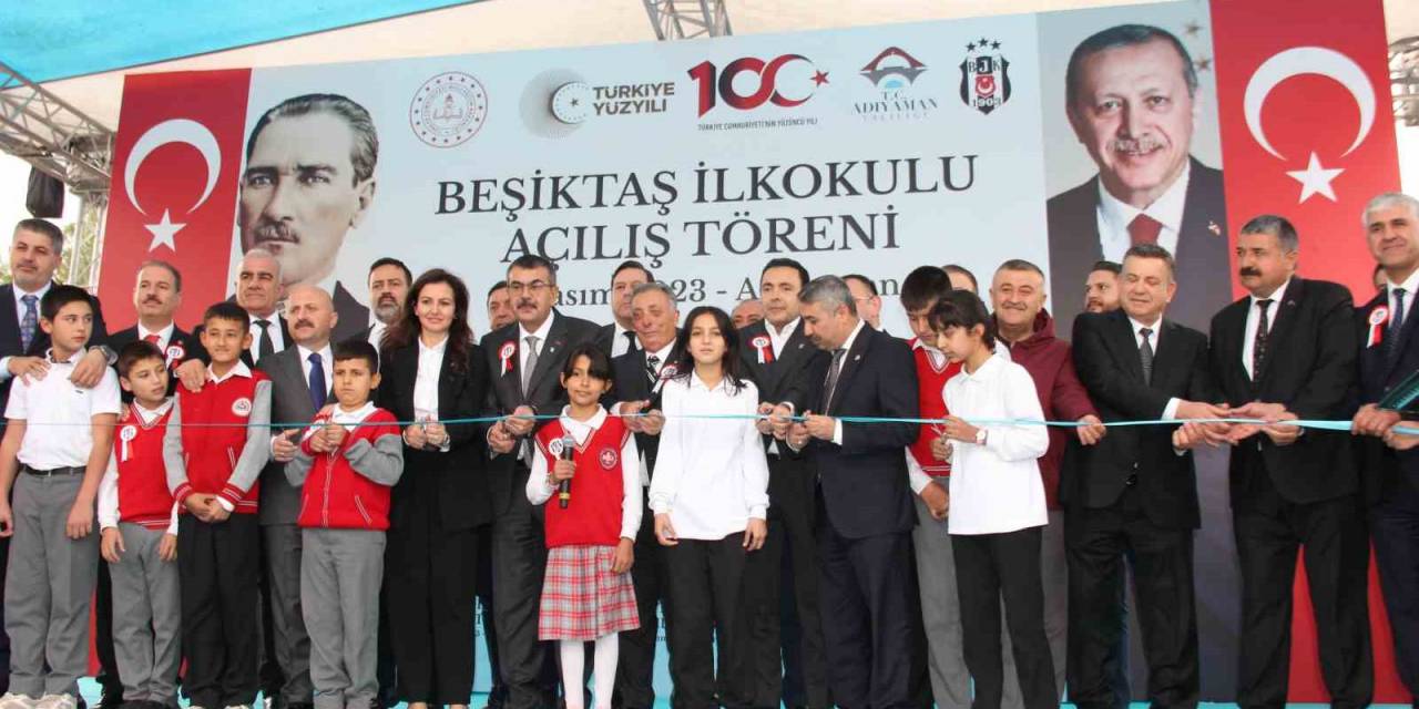 Milli Eğitim Bakanı Tekin, Beşiktaş Jimnastik Kulübü’nün Yaptırdığı Okulu Açtı