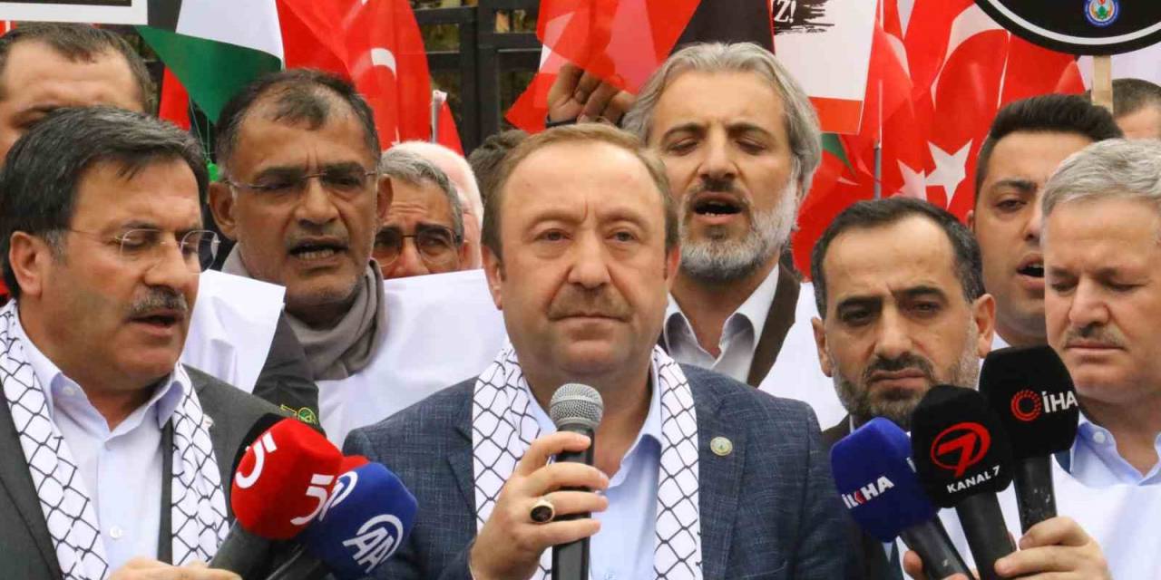Fao’nun Ankara’daki Merkezi Önünde Gazze Eylemi