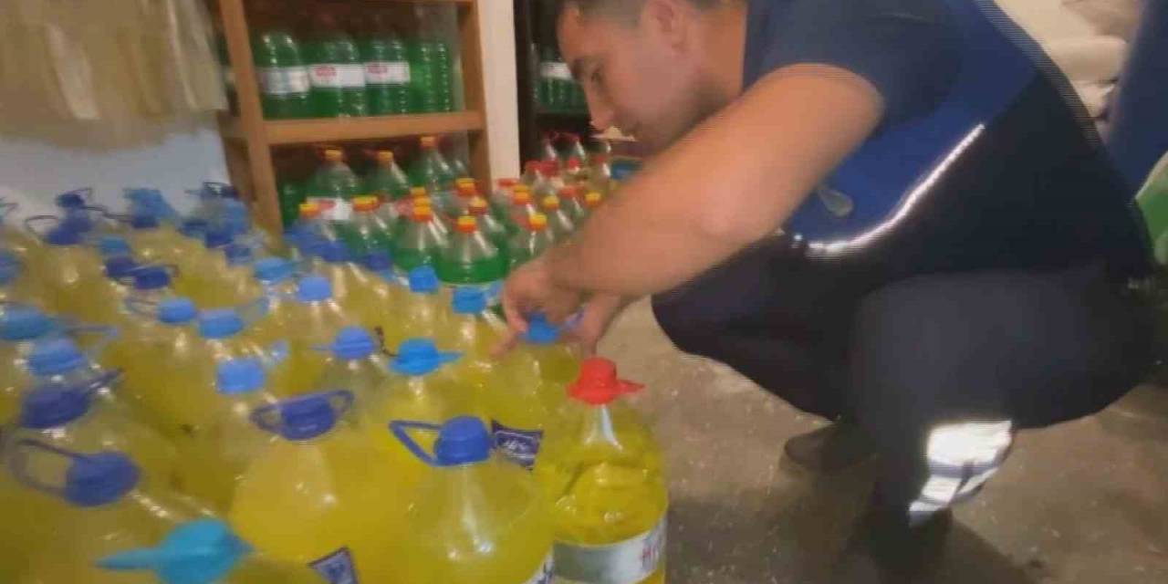 Müstakil Ev Kaçak Deterjan Üretim Merkezine Çevrilmiş