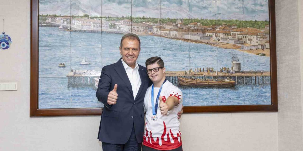 Başkan Seçer, Avrupa Şampiyonu Musa Alan İle Bir Araya Geldi