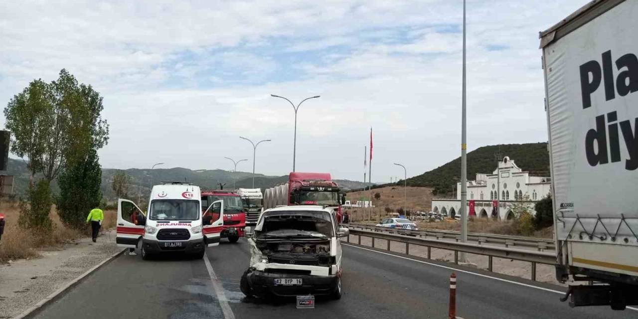 Trafik Kazasında 1 Kişi Yaralandı
