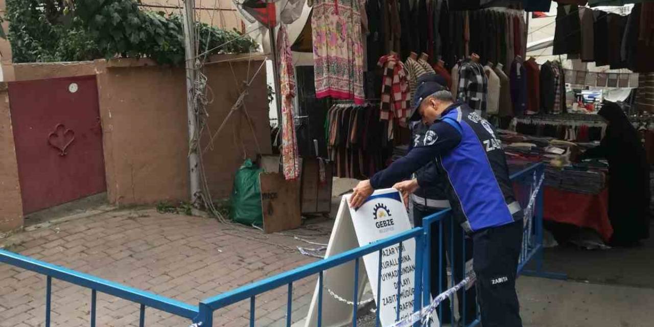 Kurallara Uymayan Esnafın Tezgahı Kapatıldı