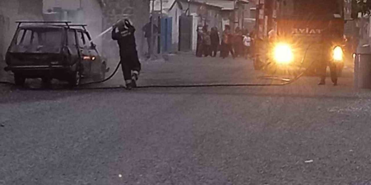 Konya’da Araç Yangını