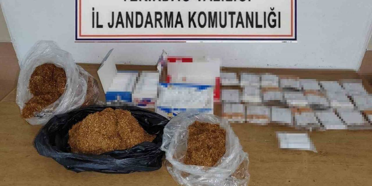 Tekirdağ’da Tütün Ve Makaron Ele Geçirildi