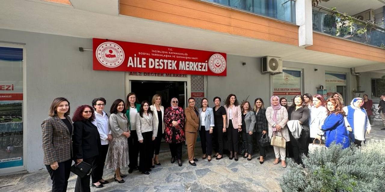 Vali Canbolat’ın Eşi İncirliova Aile Destek Merkezi’ndeki Çalışmaları İnceledi