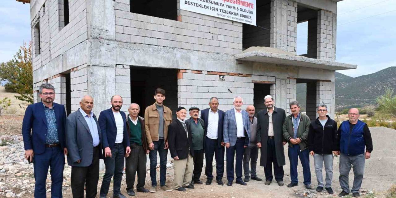 Başkan Başdeğirmen Kur’an Kursu İnşaat Çalışmalarını İnceledi