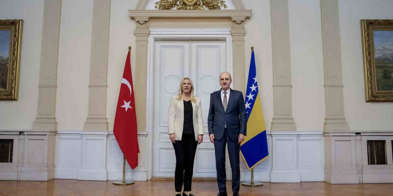 Tbmm Başkanı Kurtulmuş, Bosna-hersek Devlet Başkanlığı Konseyi Üyesi Cvijanovic İle Görüştü
