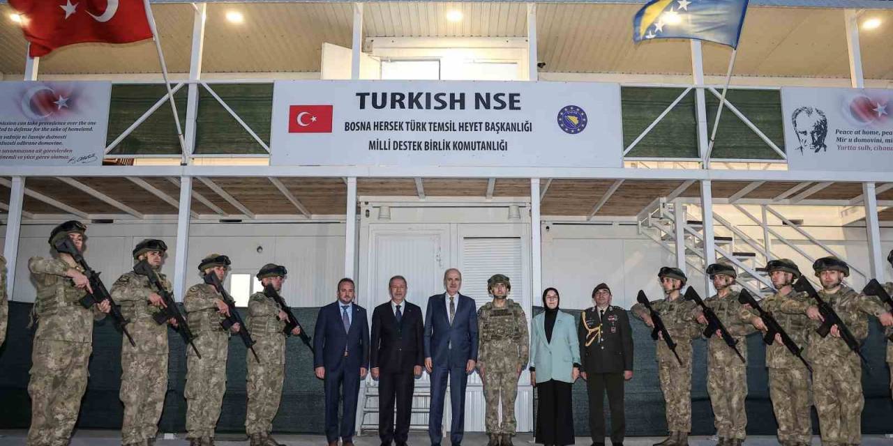 Tbmm Başkanı Kurtulmuş, Eufor Türk Temsil Heyeti Başkanlığını Ziyaret Etti