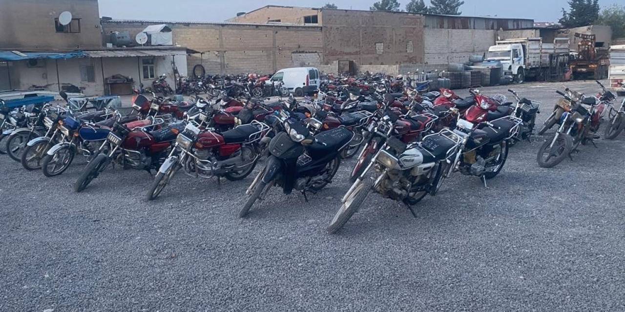 Şanlıurfa’da Çalıntı Motosiklet Operasyonu: 137 Motosiklet Ele Geçirildi