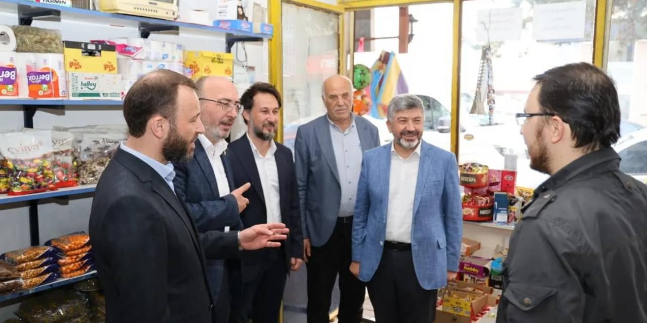 Ak Parti Kütahya Heyeti Gediz’de Esnaf Ziyareti Yaptı