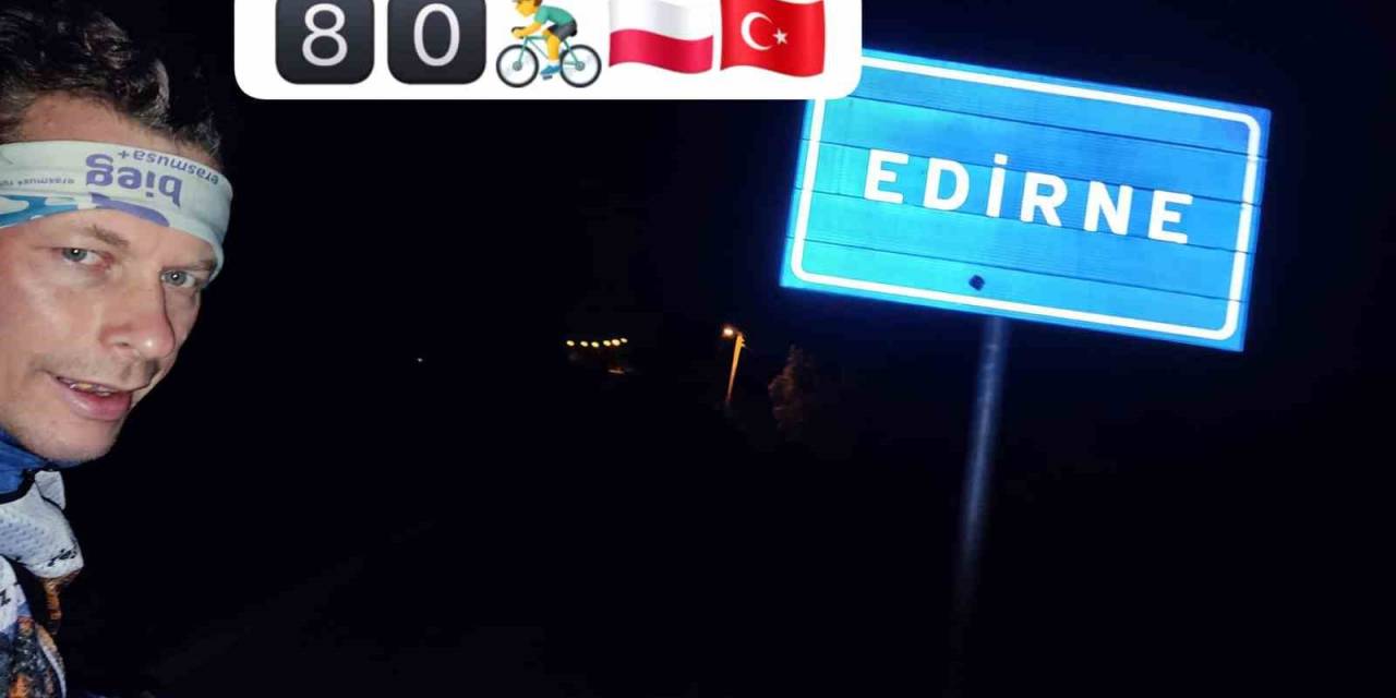 Hastalığıyla Mücadele İçin 100 Gün Bisiklet Sürecek Polonyalı Türkiye’de