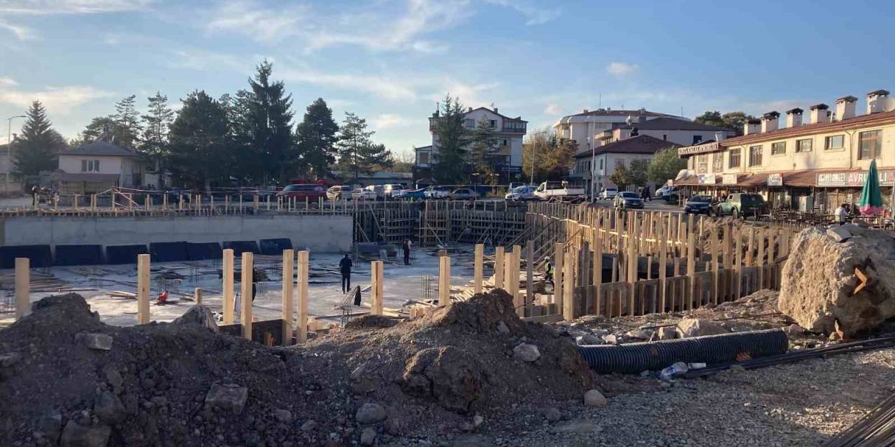 Yeraltı Otoparkı Ve Müftülük Binasının Temeli Düzenlenen Törenle Atıldı