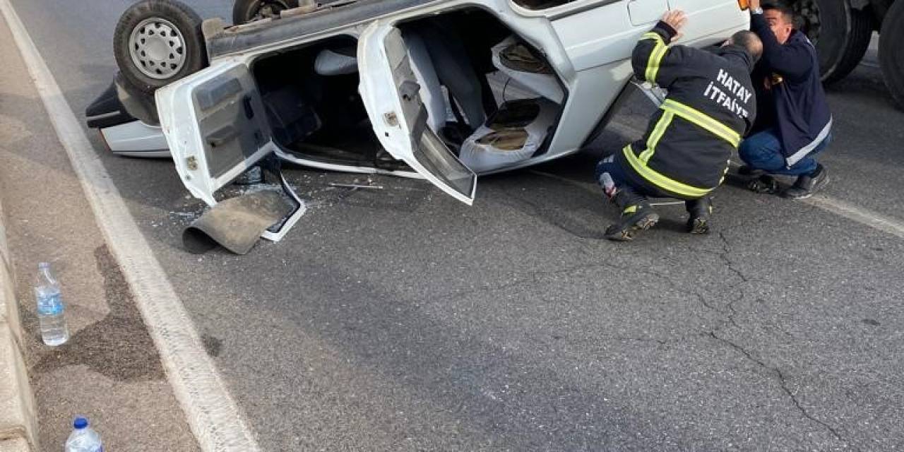 Hatay’da Trafik Kazası: 2 Yaralı