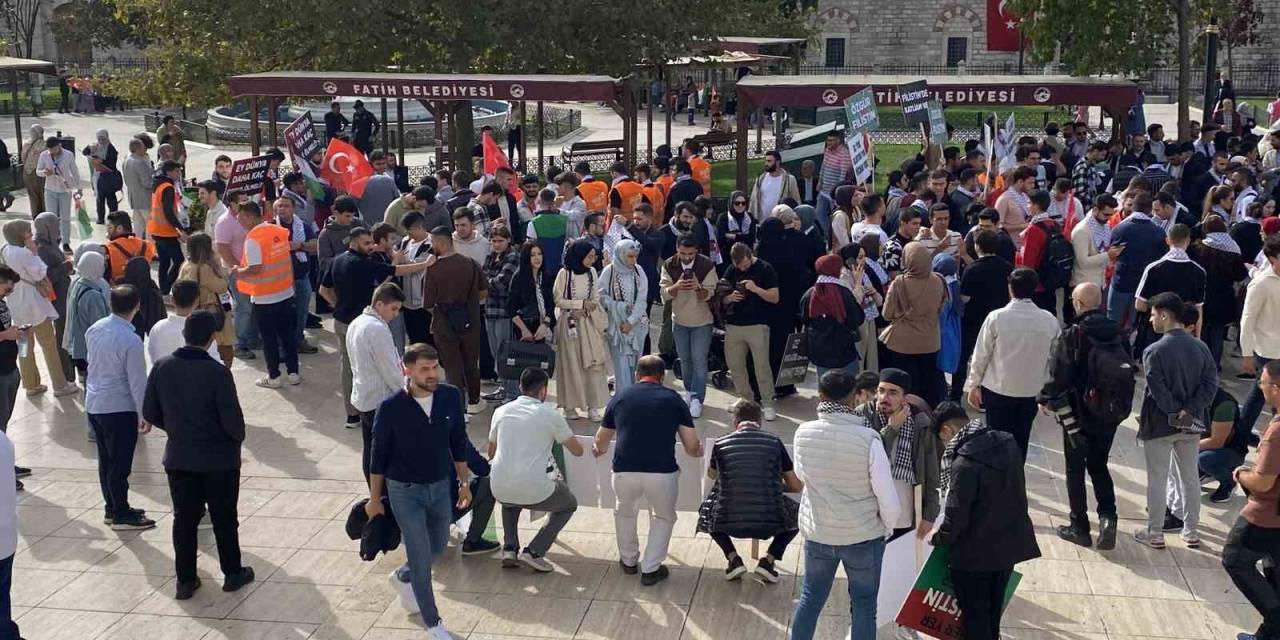 Ak Parti Gençlik Kollarından Filistin’e Destek Yürüyüşü