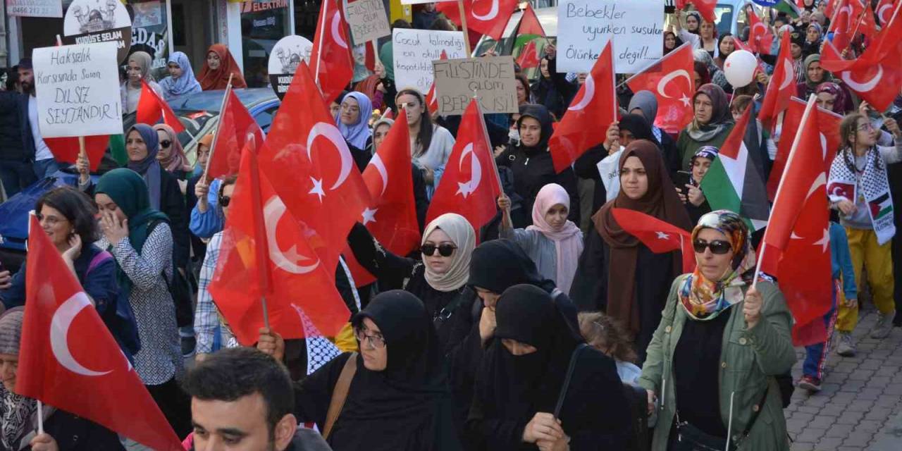 Artvinli Kadınlar İsrail’in Zulmüne Sessiz Kalmadı