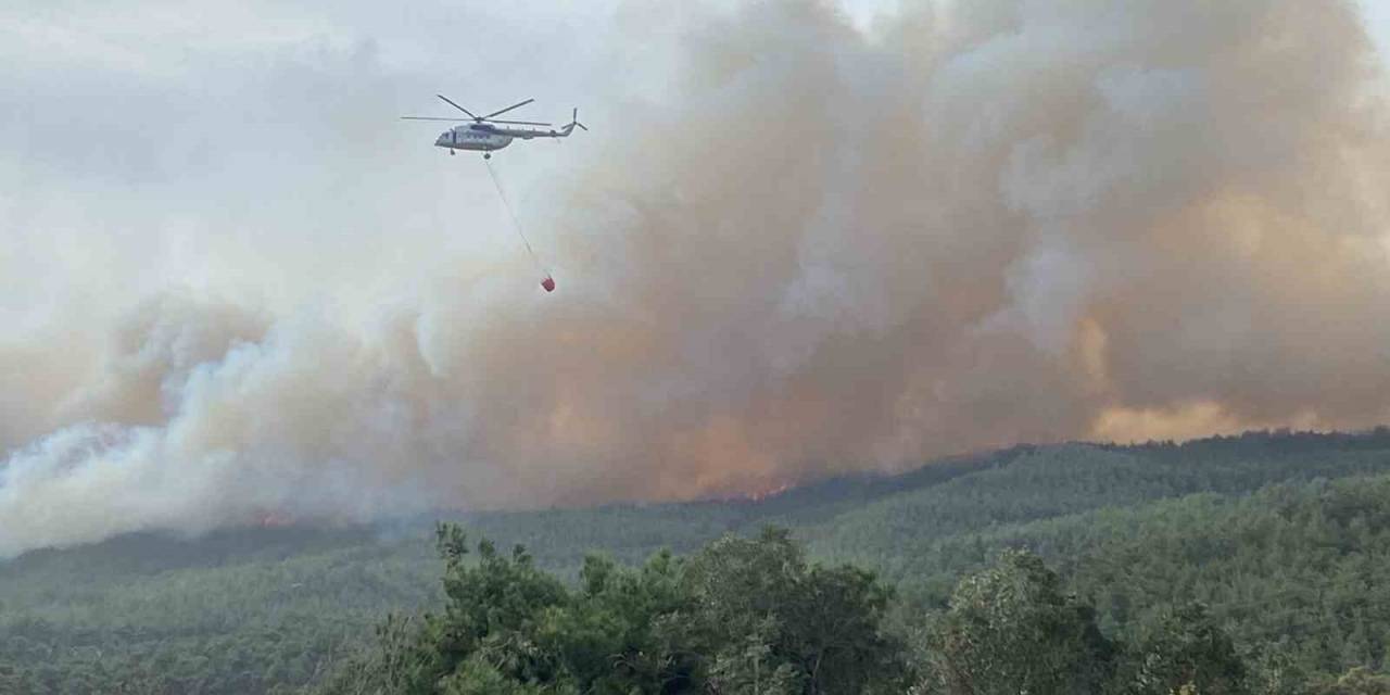 Çanakkale’de Orman Yangını...bir Köy Boşaltıldı