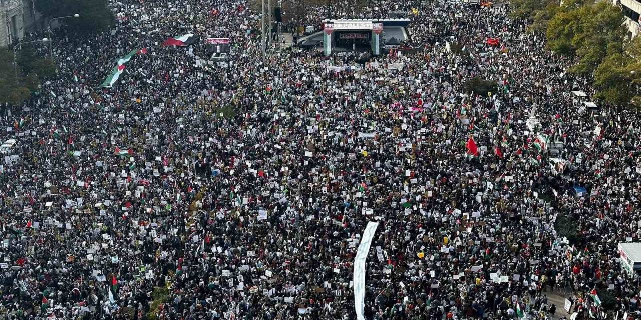 Abd’de Filistin’e Destek Gösterileri Sürüyor
