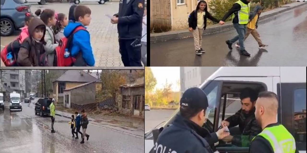 Hakkari Polisi 97 Okulun Çevresinde Uygulama Yaptı