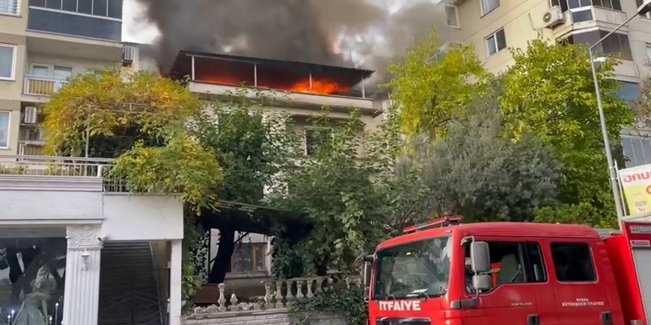 Bursa’da Korkutan Yangın