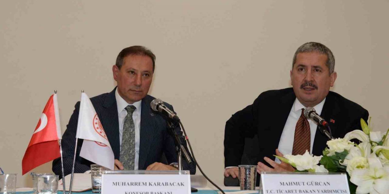 Bakan Yardımcısı Mahmut Gürcan, Konesob Başkanlarıyla Buluştu