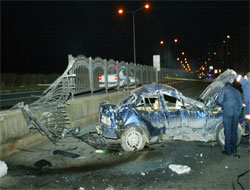 Rize'de trafik kazası