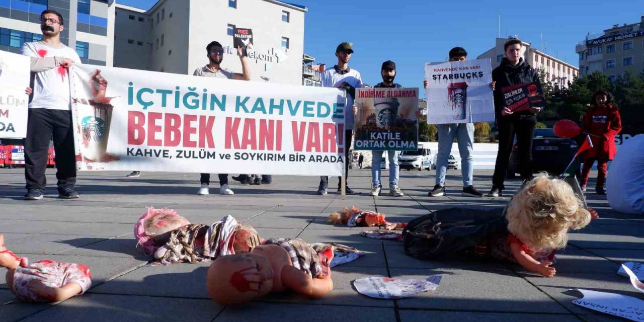 Erzurum’da Gazze İçin Sessiz Eylem