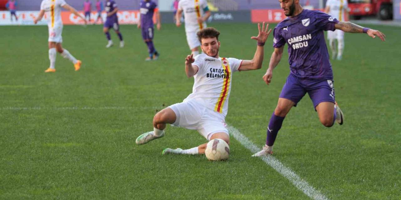 Tff 3. Lig: Orduspor 1967: 2 - Çatalcaspor: 2