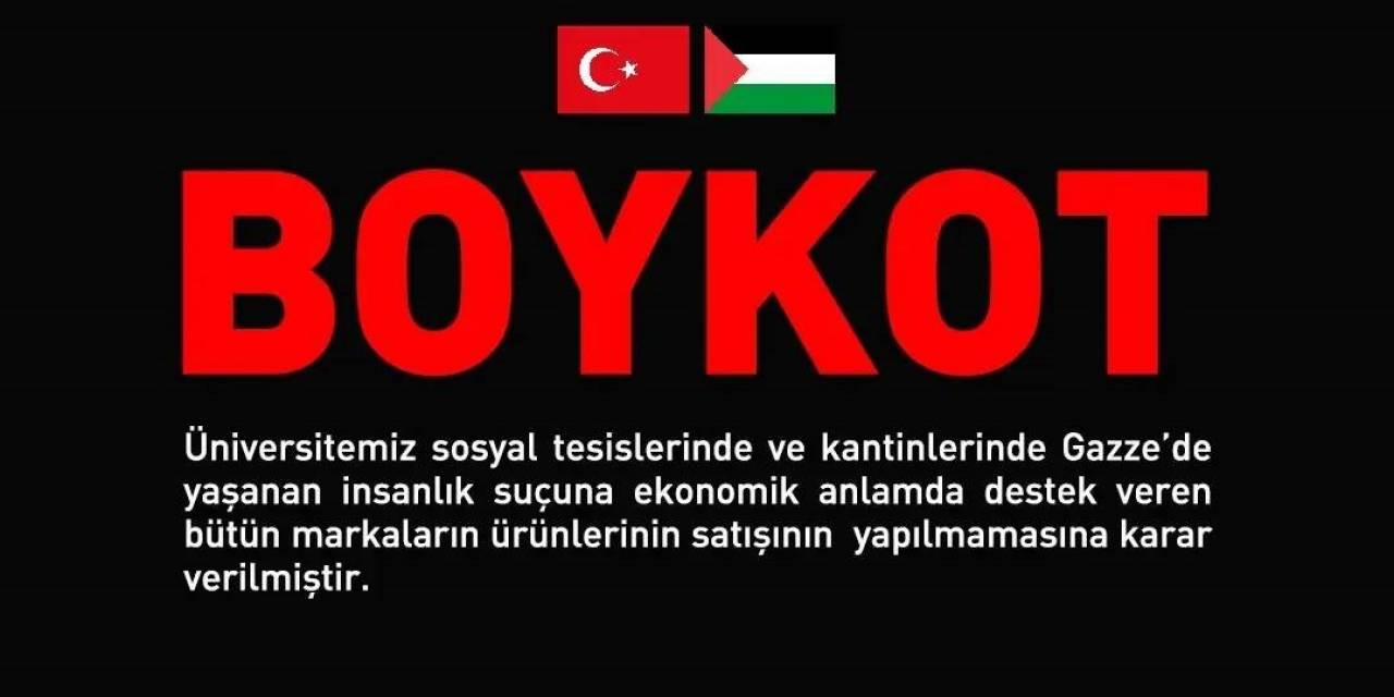 Ebyü’den İsrail Ürünlerine Boykot Kararı