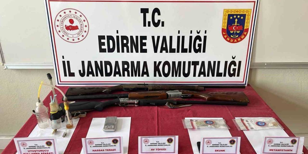 Edirne Jandarmasından Uyuşturucu Operasyonu: 5 Gözaltı