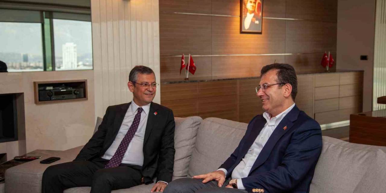 İbb Başkanı İmamoğlu, Chp Genel Başkanı Özel’i Ziyaret Etti