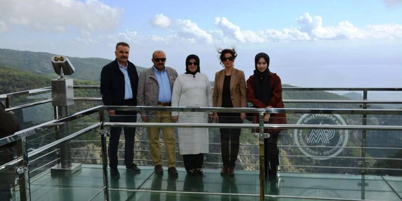 Vali Ustaoğlu’ndan Cam Seyir Terası Ve Hasanboğuldu’ya Ziyaret