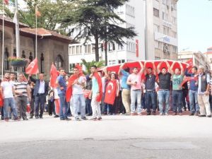 Sinop Şehitler İçin Sokağa Döküldü