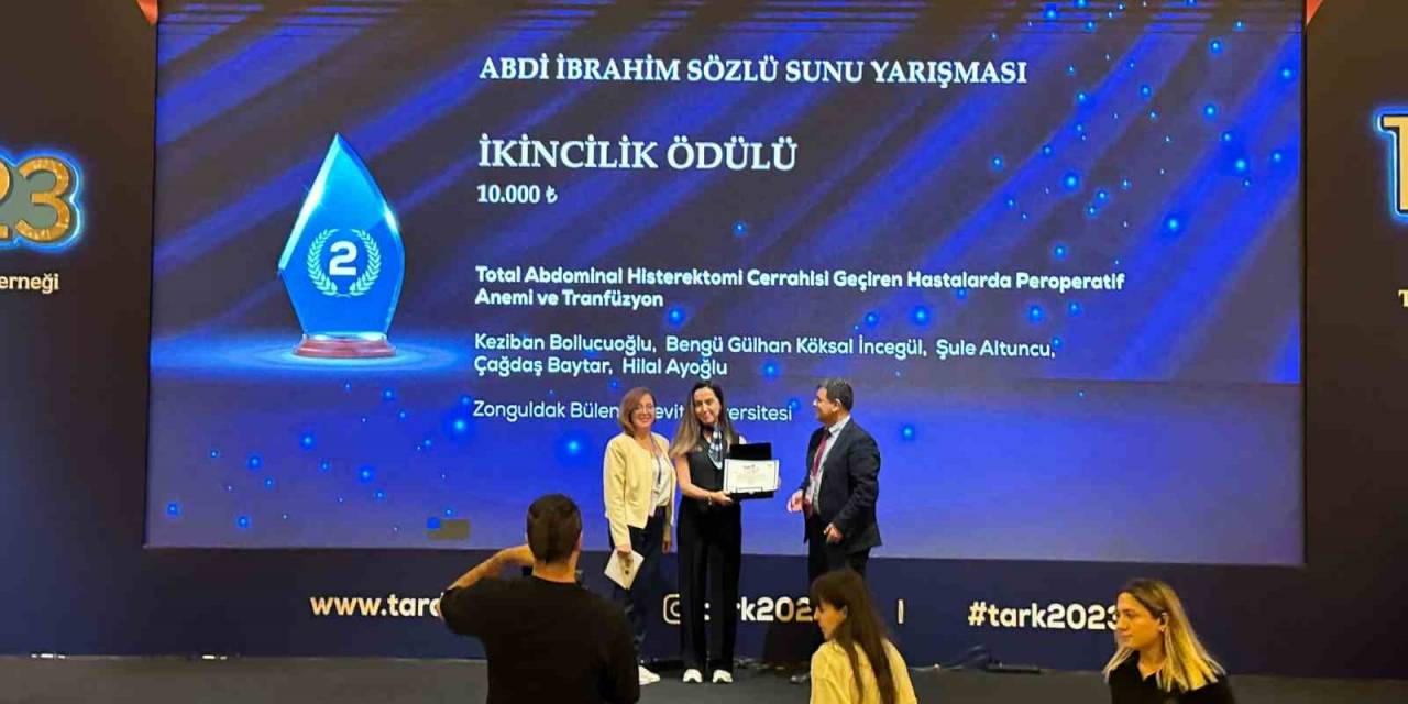 Tıp Fakültesi Öğretim Elemanlarından Tark 2023’te İkincilik Başarısı