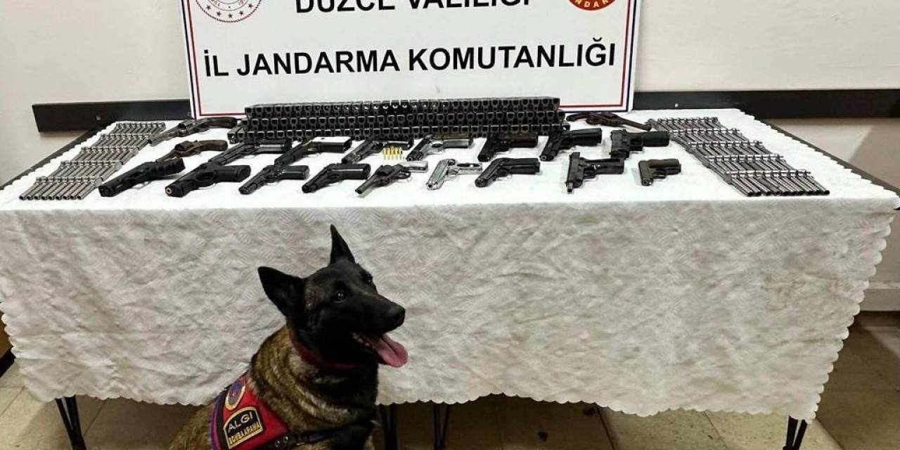 Düzce’de Kaçak Silah Operasyonu