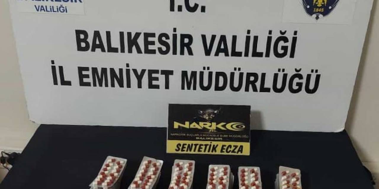 Balıkesir’de Kamyonete Uyuşturucu Hap Operasyonu