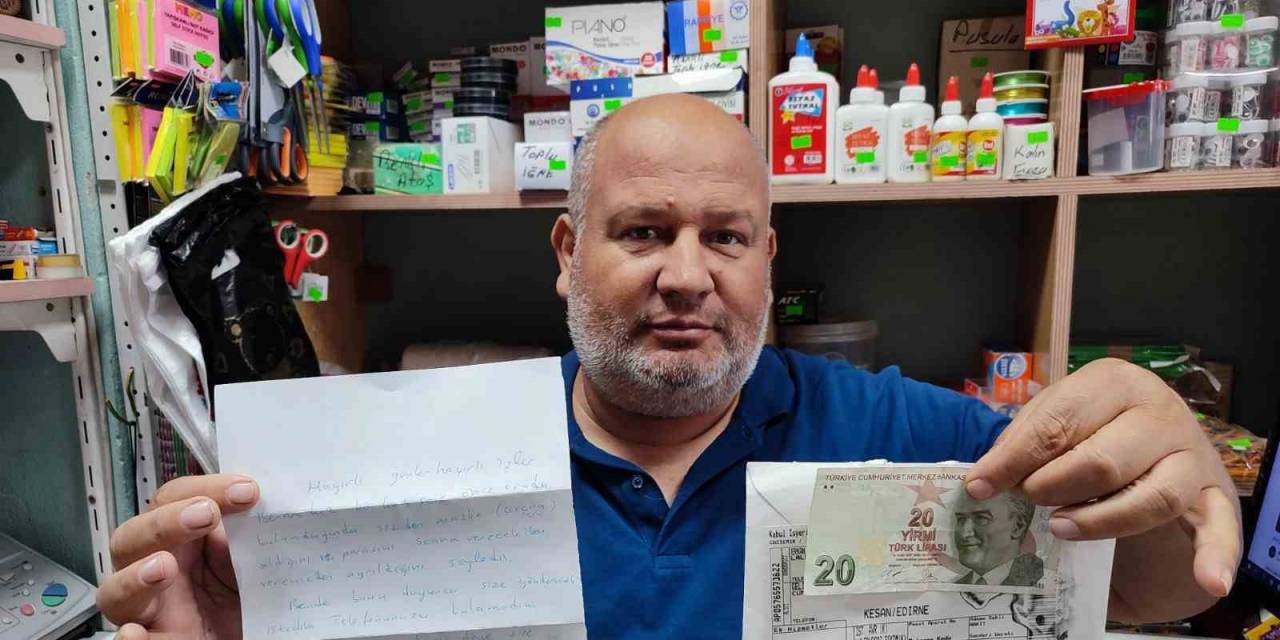 Vermeyi Unuttuğu Maske Parasını Babası 2 Yıl Sonra Mektupla Gönderdi